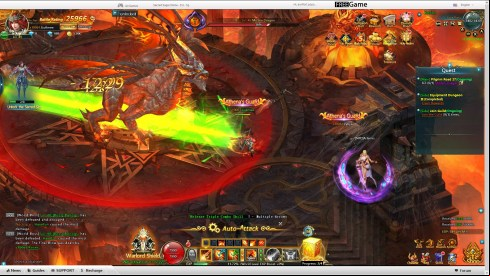 sacred-saga-online-gameplay-early-boss-molten-dragon-3