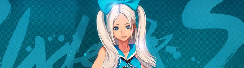 blade and soul neo blue bow banner